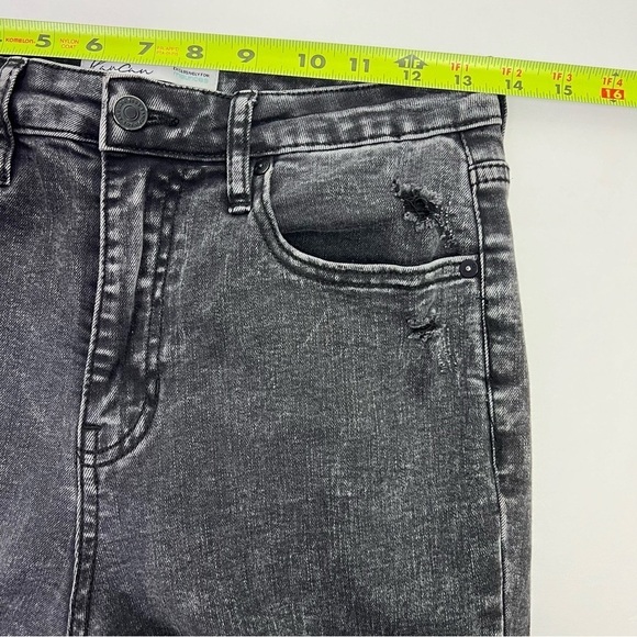 KanCan Jr Women’s Black Jeans Sz 7/27 Distressed/Ripped/Torn Pockets Stretch - Picture 8 of 13